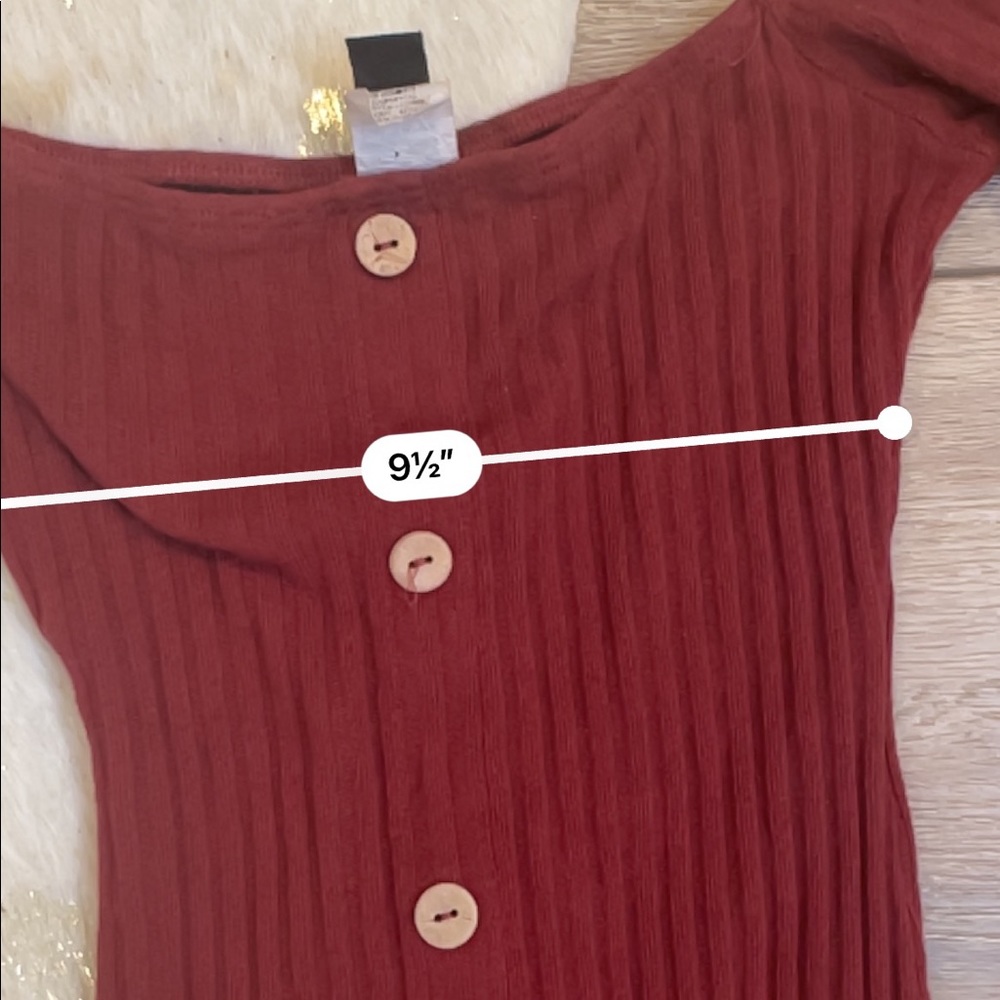 Windsor ribbed fitted bodycon long sleeve dress - Picture 3 of 4